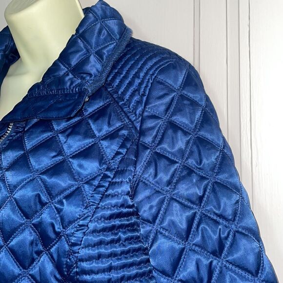 Marc New York Andrew Marc navy blue quilted cropped puffer coat - Picture 4 of 11